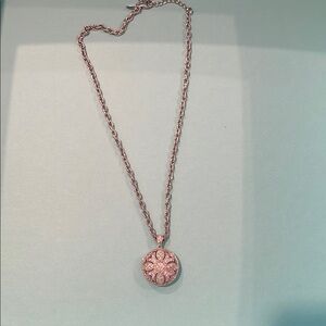 Elegant Pink Pendant Necklace
